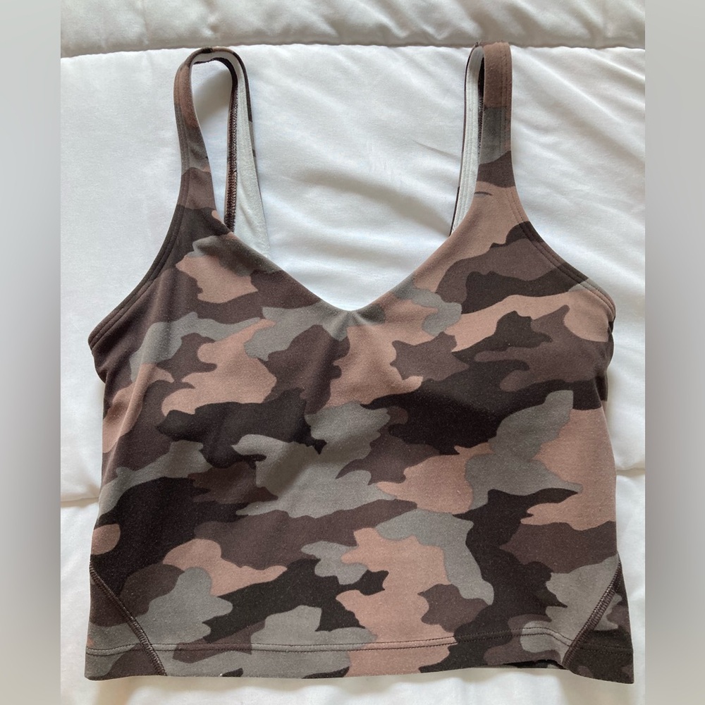 Lululemon align tank top camo print